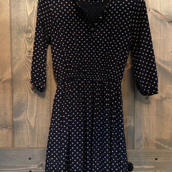 Color and Hsur - Polka Dot Silk Dress - Picture 4 of 6
